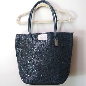 Chico's Sequin Tote, Gray, NWT